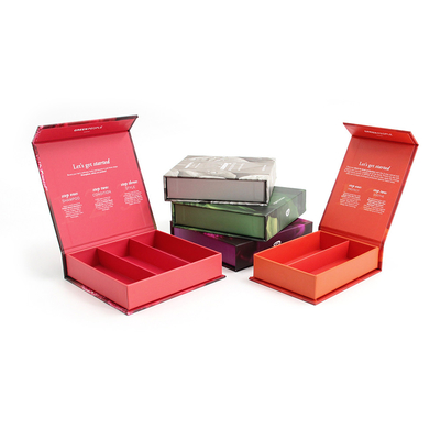 Custom Premium Paper Magnetic Essential Oil Packaging Gift Box With Divider