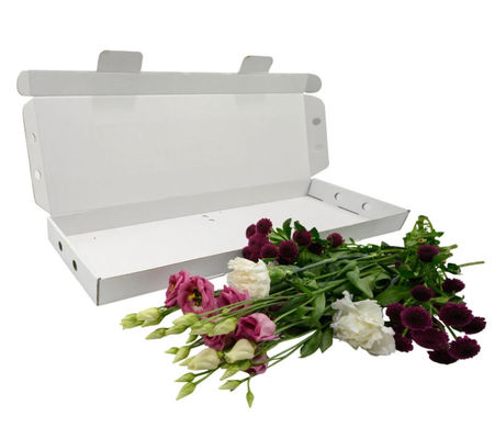 Custom Logo Printing Paper Letter Flower Packaging Shipping Boxes For Roses
